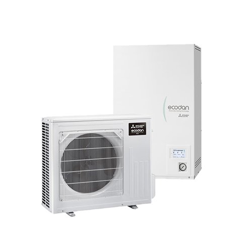 Pompa ciepła ECODAN Eco Inverter Hyper Heating SUZ-SHW-VAH + Hydrobox EHSD-E / ERSD-E 