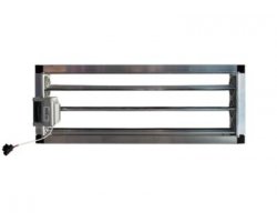 Przepustnica prostokątna z siłownikiem Airzone