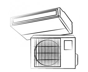 Klimatyzatory podstropowe